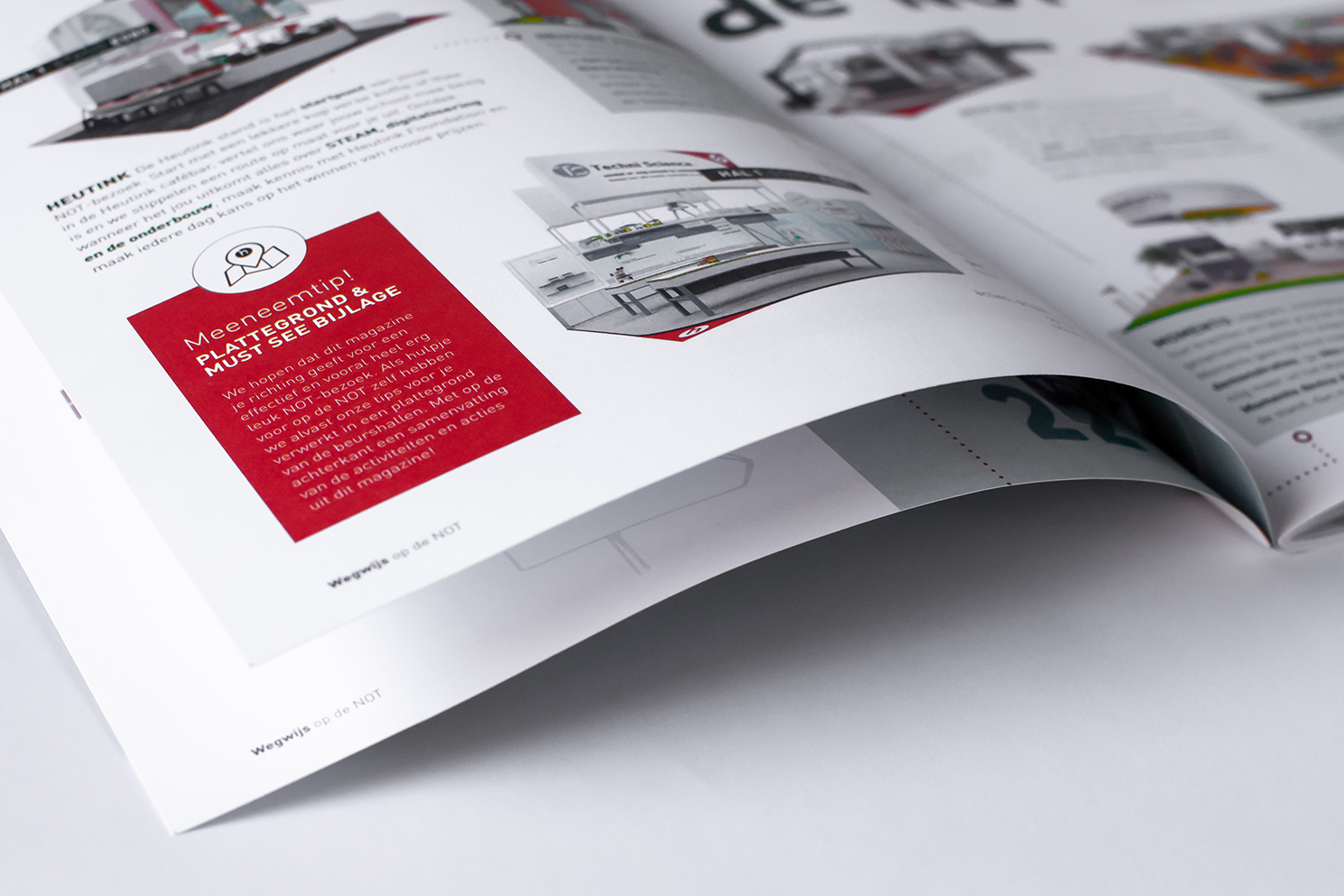 Magazine ontwerp (grafische vormgeving) voor Heutink door Annemiek Volkers