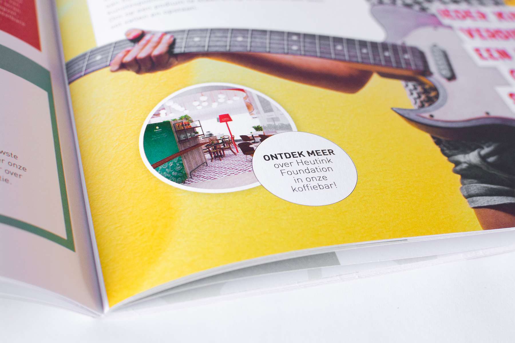 Magazine ontwerp (grafische vormgeving) voor Heutink door Annemiek Volkers