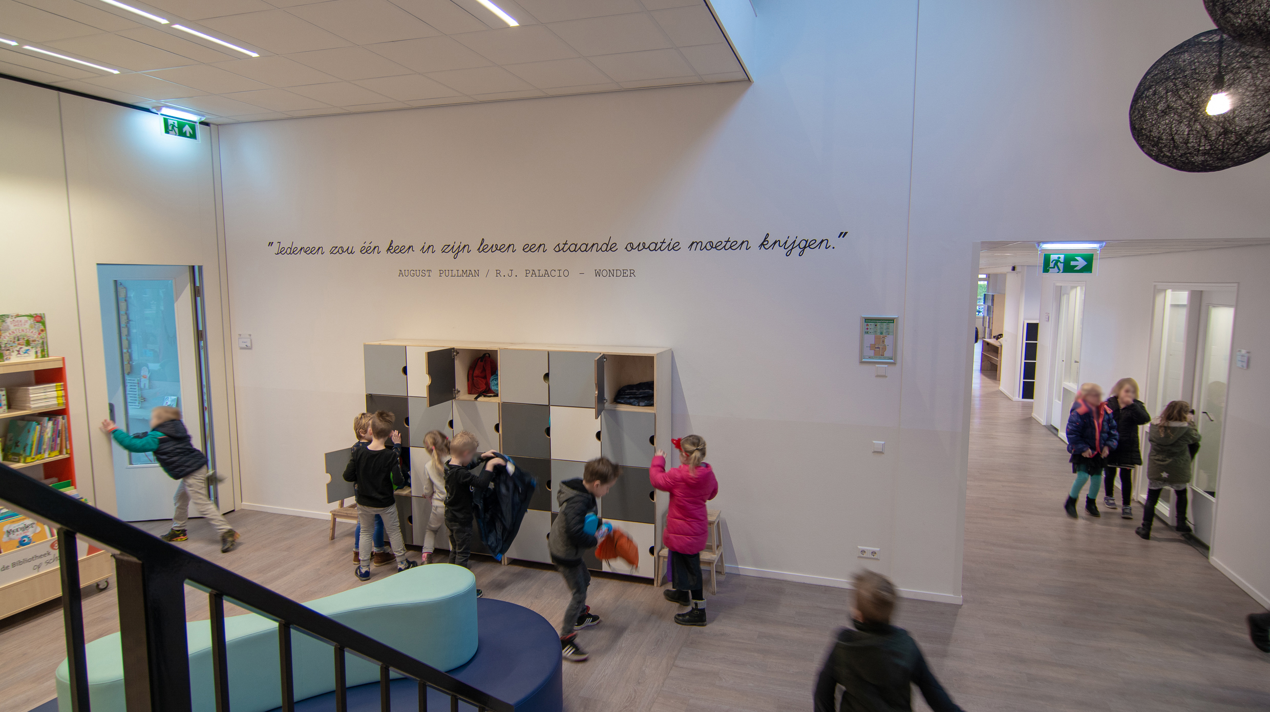 quotes verwerkt in het interieur passend bij de huisstijl van jouw organisatie